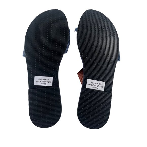 Havaianas St. Tropez Thong Sandals Womens Size 11/12W Blue New Bow - Picture 6 of 12